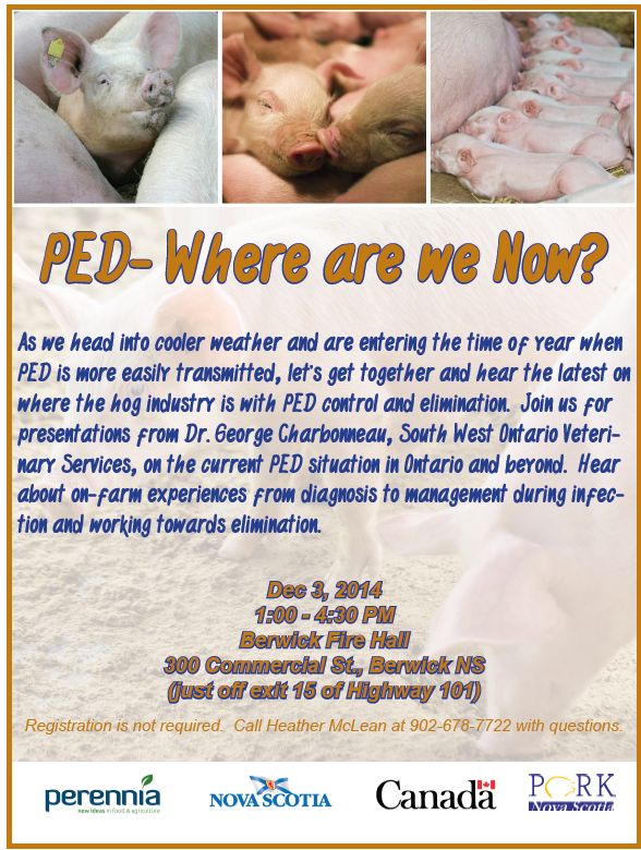 Dec 3, 2014 PED Workshop Notice